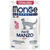 MONGE GATTO UMIDO 85 G MONOPROTEICO STERILIZZATO PATE' MANZO BUSTINA