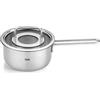 Ⓜ️🔵🔵🔵 Fissler Pentolino - Pentolino, Serie Pure Collection, Capacità 1.4 Litri, Diametro 16 cm, Acciaio inox, Manico in acciaio inox lucidato, Coperchio in vetro