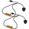 Qiilu T20 Led Resistenza Resistenza T20 Resistenza T20 Resistenza T20 Coppia Di Cavi Di Resistenza, 7440 T20 50w8rj Hyper Flash Fix Error Adattatori Di Cablaggio Gratuiti Per Indicatori Di Direzione A Led A