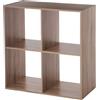 FORNOR Scaffale 4 cubi 67,6 x 32 x 67,6 cm