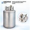 Gasatore acqua INOX 316 0,65 L verticale