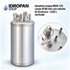 Gasatore acqua INOX 316 0,85 L verticale con valvola di sicurezza