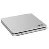 Hitachi-LG GP70 External DVD Drive, Slim Portable DVD Player/Writer for Laptop, Desktop PC, USB 2.0, Windows and Mac OS Compatible, M-Disc Support, 8x Read/Write Speed - Silver