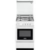 De'Longhi Cucina SESW 554 NED Bianca 4 Fuochi Gas Forno Elettrico 40L 50x50x85cm