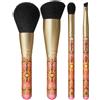 MAC Brush With Greatness Brush Kit Pochette + 4 Pennelli 5 pz