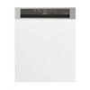 Indesit PRONTA CONSEGNA - SPEDIZIONE IMMEDIATA Lavastoviglie da Incasso con Frontalino a Vista Inox e Nero 14 Coperti Classe D Ariston Indesit I3B L634 X