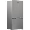 Whirlpool WHK2 6614 X6E Frigorifero combinato a libera installazione, Dual no frost, 83cm, Classe C, Pearl Inox, 34 dbA, h193 cm