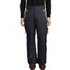 Ultrasport Amud, Pantaloni da Sci E Snowboard Uomo, Grigio (Dark Grey/Yellow), Large