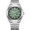 CITIZEN NK5020 Orologio automatico da uomo Zenshin 60 Super Titanium con cinturino in titanio e vetro zaffiro, verde, Moderno