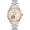 Bulova Orologio Analogico Automatico Donna con Cinturino in Acciaio Inossidabile 98P170