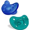 CHICCO (ARTSANA SpA) CHICCO GOMMOTTO SILICONE AZZURRO 6-16 MESI 2 PEZZI