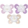 CHICCO (ARTSANA SpA) CHICCO SUCCHIETTO COMFORT GIRL IN SILICONE 6-16 MESI 2 PEZZI