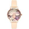 Olivia Burton Orologio Analogico Quarzo Donna con Cinturino in Pelle OB16EG98
