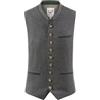 Stockerpoint Weste Sirius Trachtenwesten, Grigio (Grau/Tanne Grau/Tanne), Medium (Taglia Produttore: 50) Uomo