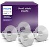 Philips Interti piccoli 15 mm and 17 mm per tiralatte elettrico indossabile Avent, compatibili con le coppette di raccolta a mani libere, SCF554/11