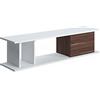 Movian Marchio Amazon - Movian Tavolino da TV, Bianco noce, 35 D x 140 W x 34 H cm