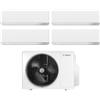 Junkers Bosch Condizionatore Quadri Split Bosch CLIMATE 7000i WHITE 7+7+12+15 con 5000M 105/4 E R-32 Wi-Fi Integrato