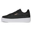 PUMA Carina Street, Sneaker Donna, Black Rose Gold White Metallic, 40 EU