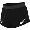 Nike Shorts da Running con Slip Foderato 5 Cm Dri-Fit ADV Aeroswift - Uomo, Black/Summit White, FN3349-010, 2XL