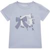 GUESS Maglietta per Bambine e Ragazze Celeste 7 Anni (122cm)