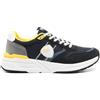 Blauer S5ray01 Sneakers Con Lacci In Tessuto/camoscio Da Uomo NAVY/YELLOW 44