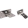 AAA COPPIA SUPPORTI INOX PER MENSOLE