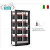 CANTINETTA-TECA per VINI, capacit 128 bottiglie Verticali, Statica-Ventilata, 4 Lati Vetro, dim.mm.874x568x1865h