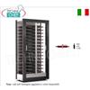CANTINETTA-TECA per VINI capacit 120 bottiglie Orizzontali, Statica-Ventilata, 3 Lati Vetro, dim.mm.874x568x1865h