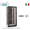 CANTINETTA-TECA per VINI capacit 60 bottiglie Orizzontali, Statica-Ventilata, Linea SLIM, dim.mm.874x388x1865h