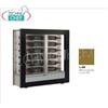 TECA per VINI con TELAIO A CORNICE in LEGNO MDF GREZZO, 3 LATI VETRO, cap.24 bottiglie ORIZZONTALI, Freddo STATICO o VENTILATO, temp.+4 +16C, per VINI BIANCHI o ROSSI, porte su 1 fronte, V.230 1, Kw.0,12, Peso 50 Kg, dim.mm.874x388x910h