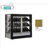 TECA per VINI con TELAIO A CORNICE in LEGNO MDF GREZZO, 3 LATI VETRO, cap.42 bottiglie INCLINATE, Freddo STATICO o VENTILATO, temp.+4 +16C,per VINI BIANCHI o ROSSI, porte sui 1 fronte,V.230 1, Kw.0,12, Peso 66 Kg,dim.mm.874x568x910h