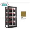 TECA per VINI con TELAIO A CORNICE in LEGNO MDF NON VERNICIATO, cap.128 bottiglie VERTICALI, Freddo STATICO o VENTILATO, temp.+4 +16C, per VINI BIANCHI o ROSSI, V.230 1, Kw.0,32, Peso 138 Kg, dim.mm.874x568x1865h