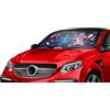 ALBRI PARASOLE PER AUTO DI MISURA 150X80CM STITCH CON PROTEZIONE RAGGI UV OLTRE IL 97%