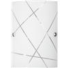 Rabalux Phaedra lampada da parete 1x60 W bianco-motivo 3697