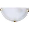 Rabalux Alabastro lampada da parete 1x60 W bianco-oro 3001