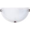 Rabalux Alabastro lampada da parete 1x60 W bianco-cromo 3002