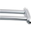 Moen DN2141CH - Asta da doccia regolabile in acciaio INOX, doppia curva, 150 cm, cromato
