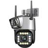 GeRRiT V380 PRO, 4K, 8MP, PZT, CCTV, Telecamera di Sicurezza IP, Telecamera di monitoraggio Esterno WiFi Wireless, monitoraggio e AI (Color : Plug, Size : WiFi Camera)