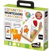 Headu Cofanetto Montessori Flashcards 120 flashcards parlanti per sviluppare le abilità dei bambini IT59919 Gioco Educativo Per Bambini 2-4 Anni Made In Italy