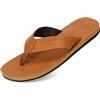 HAOLIRA Infradito Uomo Estate Flip Flops Comode Pelle Supporto Arco Plantare Spiaggia Piscina Sandali Leggere Antiscivolo Gomma Suole Taglia 41-46 EU