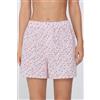 Tezenis Pantaloncini Corti In Tela Di Cotone Donna Rosa Chiaro