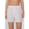 Tezenis Pantaloncini Corti In Tela Di Cotone Donna Bianco