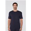 Tezenis T-shirt Girocollo In Viscosa Uomo Blu