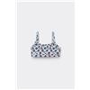 Tezenis Brassiere Bimba Basic In Cotone Stampato Bambina Rosa