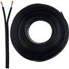 SeKi Cavo per altoparlante, 2 x 0,50 mm2, 50 m, colore: nero, CCA