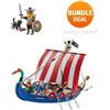 Playmobil Asterix Theme Set 71888 Nave pirata e set 71755 Viking NUOVO SENZA ...