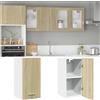 FUDUGEHMIOFWFJJ lavanderia mobili,ante per armadio a muro,mobile dispensa cucina,Mobile Pensile Rovere Sonoma 29,5x31x60 cm in Legno MultistratoPer l'uso in cucina