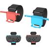 AriKroii 2 pezzi Bracciale per Just Dance 2025, Bracciale elastico regolabile per Nintendo Switch 2 Joycon Controller Sport, 2 pezzi di nastri per Switch 2 Giochi Accessori