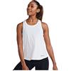2XU Motion Mesh Tank Canotta Senza Maniche, Bianco/Harbor Mist, M Donna