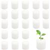 ZAHD 100 PCS Borsa Spugne idroponiche Fuori spugne idroponiche Senza Suolo per di Coltivazione dei vegetali Spugna idroponica per piantare Attrezzi da Giardinaggio Soilless Spugne (100, Bianco)